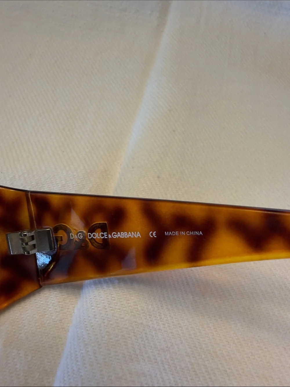 Dolce & Gabbana Tortoiseshell Frame Sunglasses with Brown Lenses